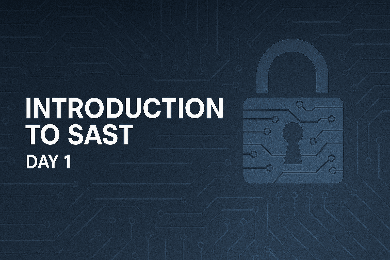 Introduction to Static Application Security Testing (SAST)